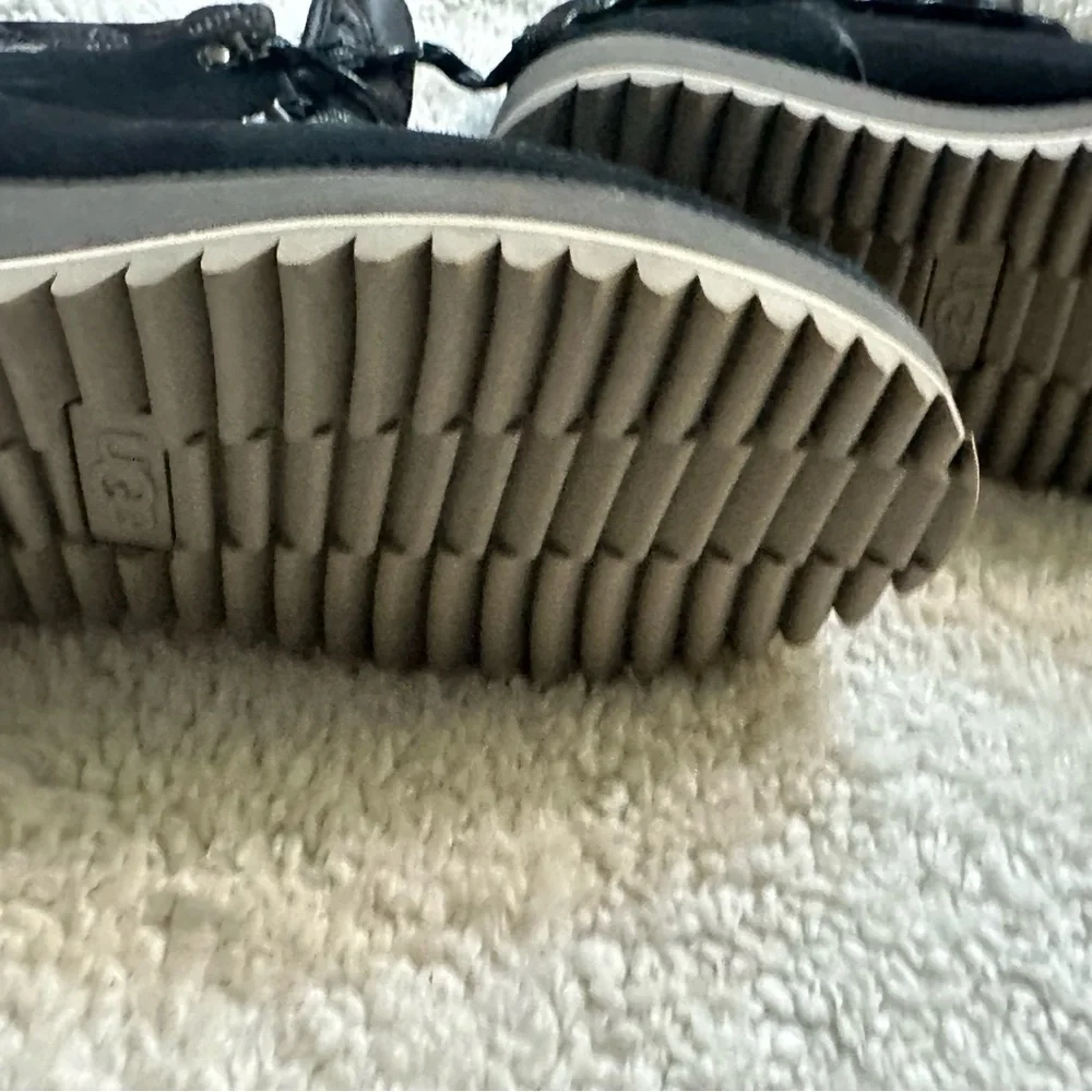 UGG Black Quilted Winter Boots